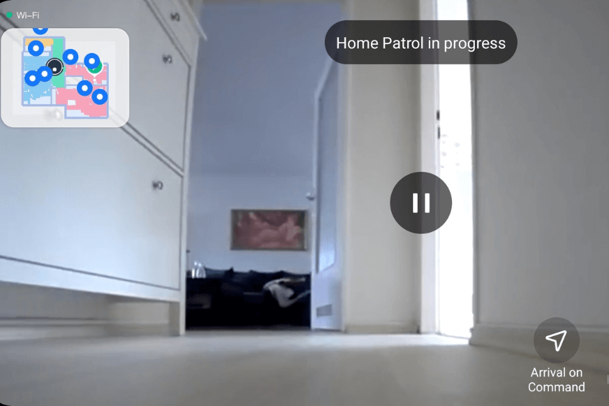 Über die App wird auf die Kamera des Ecovacs Deebot X1 Turbo zugegriffen